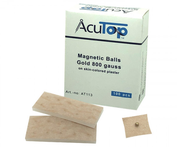 Vergoldete Magnetkügelchen