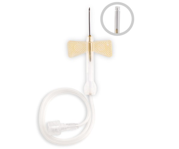 Dispomed ECOFLO® Safety Perfusionsbesteck gelb
