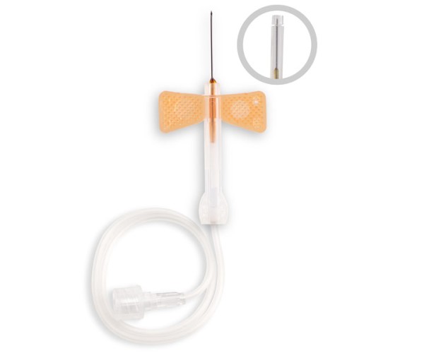 Dispomed ECOFLO® Safety Perfusionsbesteck orange