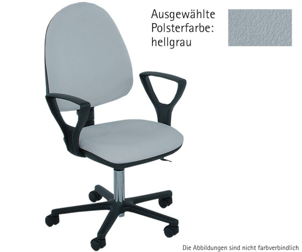 AGA Bürostuhl Farbmuster hellgrau
