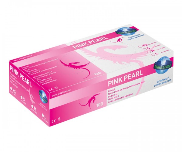 Unigloves Pink-Pearl Nitril-Handschuh