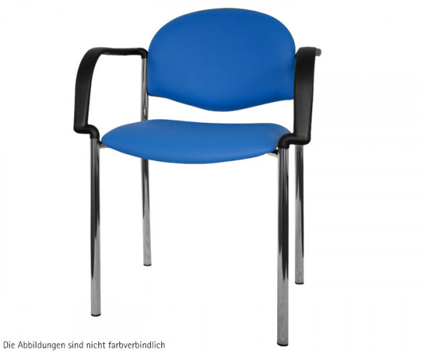 Praxis Hygienestuhl ohne Armlehnen in der Farbe atoll