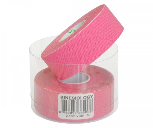 Nasara Kinesiology Tape 2,5 cm pink